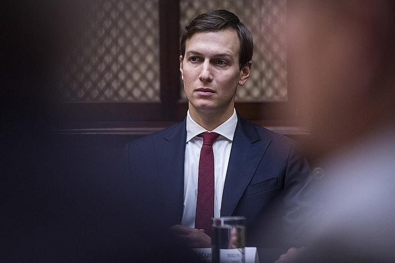 Mr Kushner, who is the US President's son-in-law, wears many hats at the White House, including serving as Mr Trump's lead adviser on relations with China, Mexico, Canada and the Middle East.