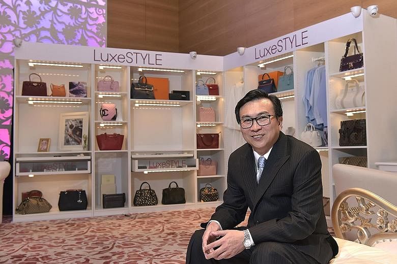 Mr Ng says Maxi-Cash invested in the pre-owned luxury goods business due to strong demand. Maxi-Cash started selling second-hand designer bags last December, and a few hundred were sold within a month.