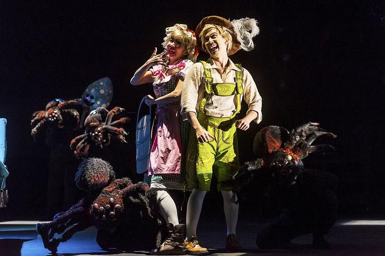 ITSY - The Musical, an ongoing production by The Finger Players. The leading theatre company's fund size has been cut by about 10 per cent. Under the latest round of funding, the National Arts Council will allocate more money to new players and traditiona