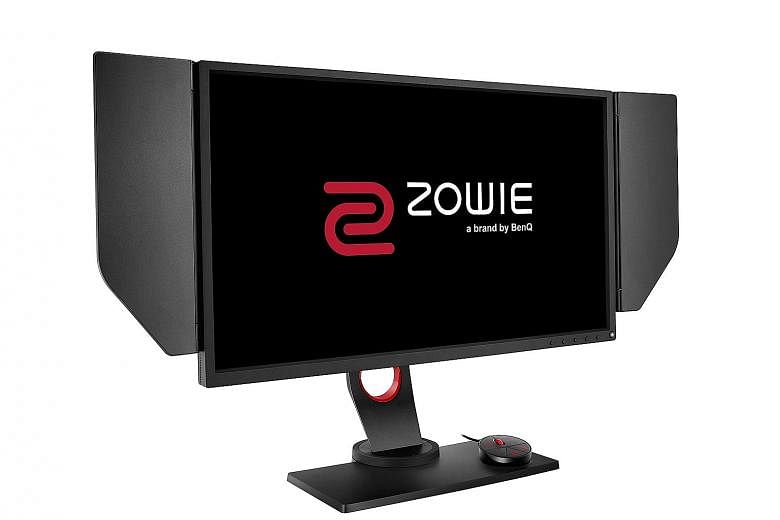 The screen of the BenQ Zowie XL2540 can be adjusted and made bright enough so that gamers find it easier to spot enemies lurking in the shadows. Privacy shields prevent prying eyes from checking out the screen.