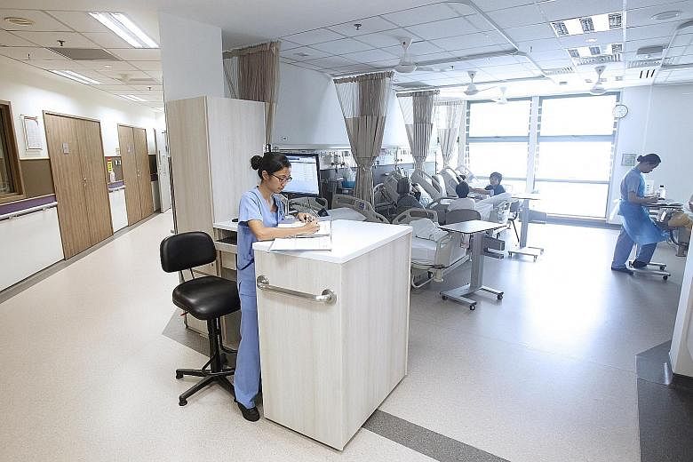 Tan Tock Seng Hospital has the busiest emergency department in Singapore, and when there is overwhelming demand for the service, patients may have to wait longer for treatment and admission.