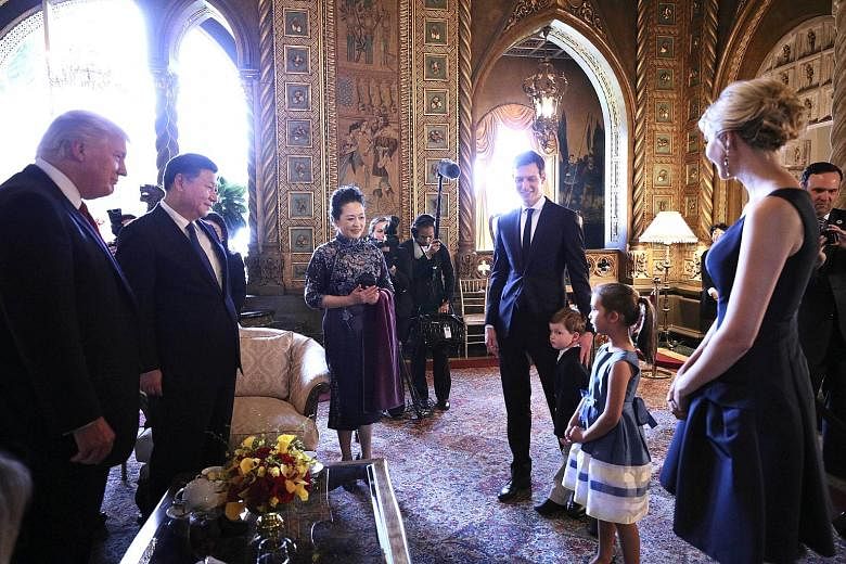 Arabella, five, and Joseph, three, sang Chinese folk song Mo Li Hua (Jasmine Flower), and recited the Chinese classic text San Zi Jing, or Three Character Classic, in front of Chinese President Xi Jinping and his wife Peng Liyuan. The children are se