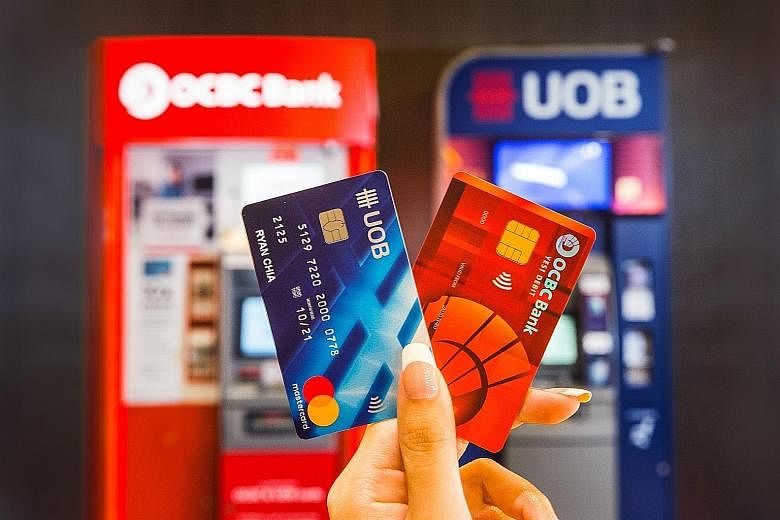 OCBC and UOB want to raise awareness of their shared ATM network and the cross-bank cash withdrawals, fund transfers and balance inquiry services. They aim to raise cross-ATM transactions by 10 per cent.