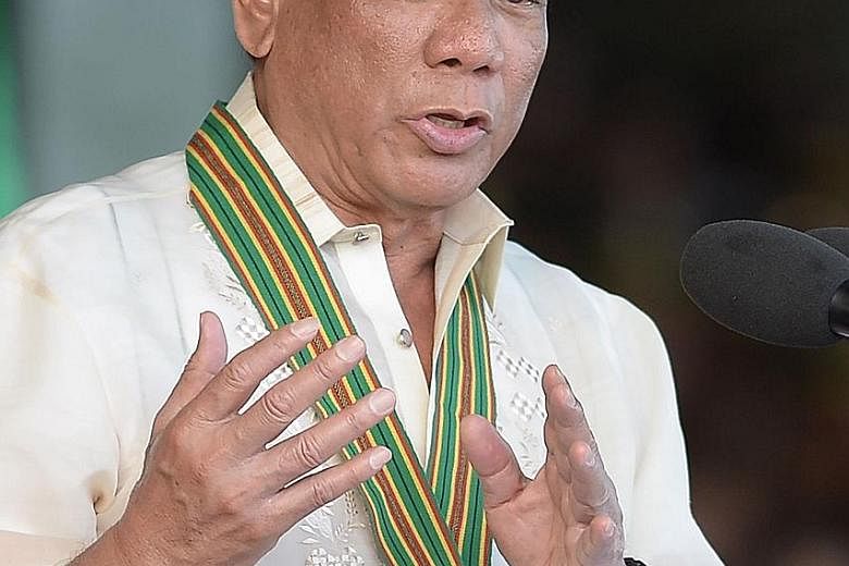 Mr Rodrigo Duterte has set off alarm bells with his plan to fortify islands.