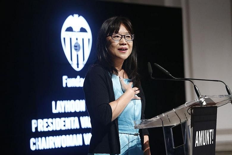 Chan Lay Hoon will step down from her post as Valencia president and chairman of the board of directors from July 1. Her successor will be current executive director Anil Murthy. Valencia are currently 12th in La Liga.
