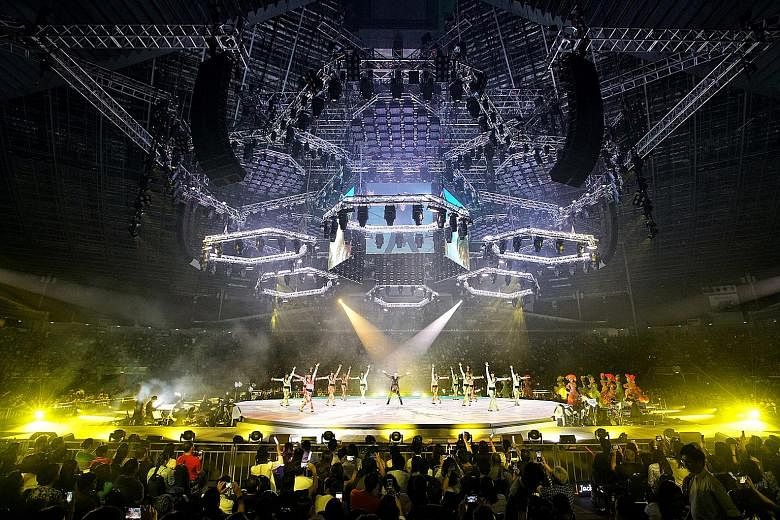 Jacky Cheung's Singapore concert in February was among the big shows concert production firm UnUsUaL has organised. The company commenced trading on the Catalist board yesterday at more than twice its initial public offering price of 20 cents. After 
