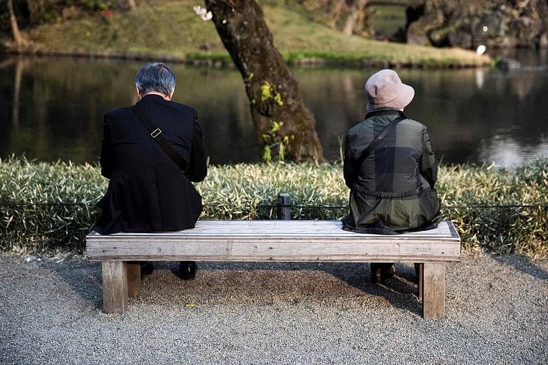 The rate of decline in Japan's population is set to be slower than earlier forecast, due to more women in their 30s and 40s having children. But the ranks of those aged 65 and older will also likely grow to 38.4 per cent of the population by 2065, wi