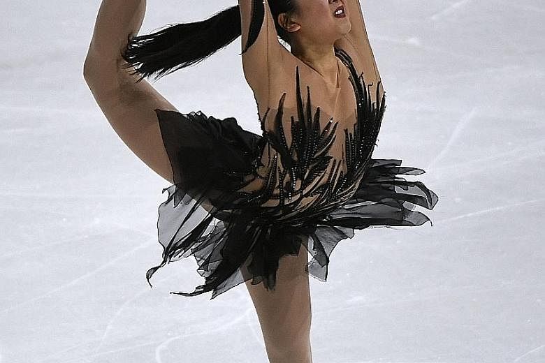 Mao Asada at the ISU Grand Prix of Figure Skating in Paris last November. She cited a lack of form after returning to competition and losing the will to compete as reasons for hanging up her skates for good.