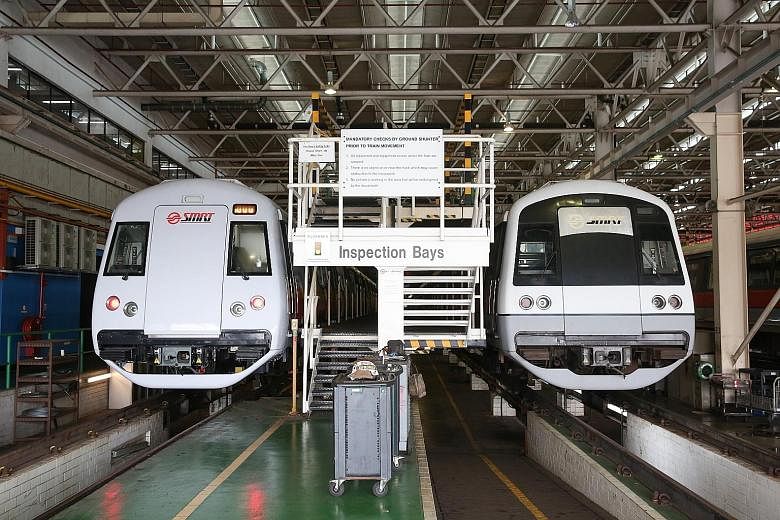 The upgraded signalling will allow for the addition of 57 trains as part of plans to increase capacity on the 30-year-old North-South and East-West lines. LTA said the new trains have been put through rigorous tests.