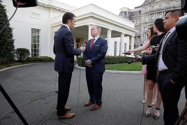 White House press secretary Sean Spicer continues to face increasing backlash and calls for his resignation after he compared Syria's President Bashar al-Assad with Adolf Hitler and denied that Hitler had used chemical weapons to kill millions of Jew
