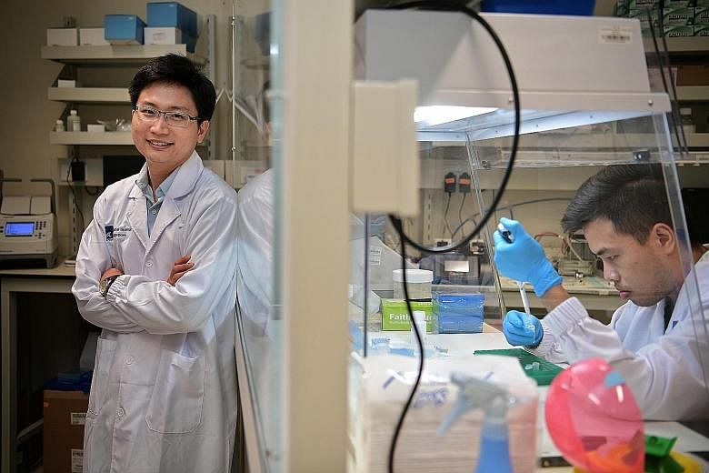 A*Star scientist Tan Yann Chong said his mentor's work on autoimmune conditions, when the immune system turns against the rest of the body, led him to think about how that harmful trait can be deployed to make the immune system attack tumours.