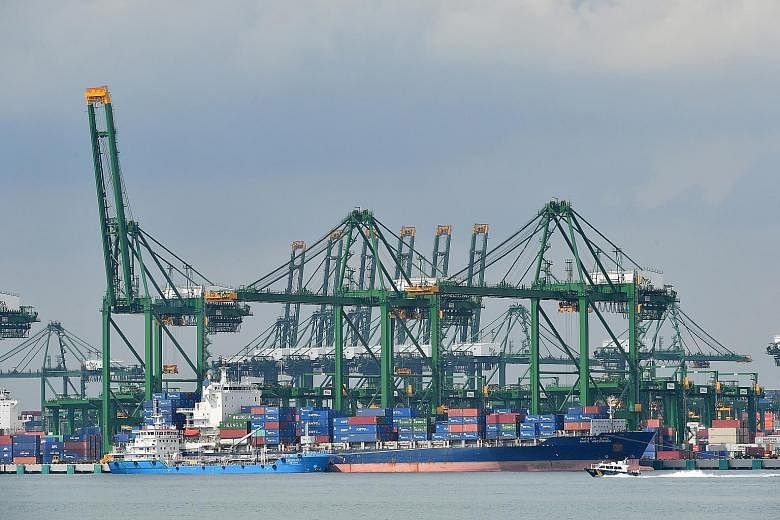 Container traffic at the Port of Singapore rose strongly last month. Overall cargo tonnage handled climbed 6.3 per cent year on year to hit 52.6 million, while the total number of vessels that called rose 4.5 per cent to 12,318.