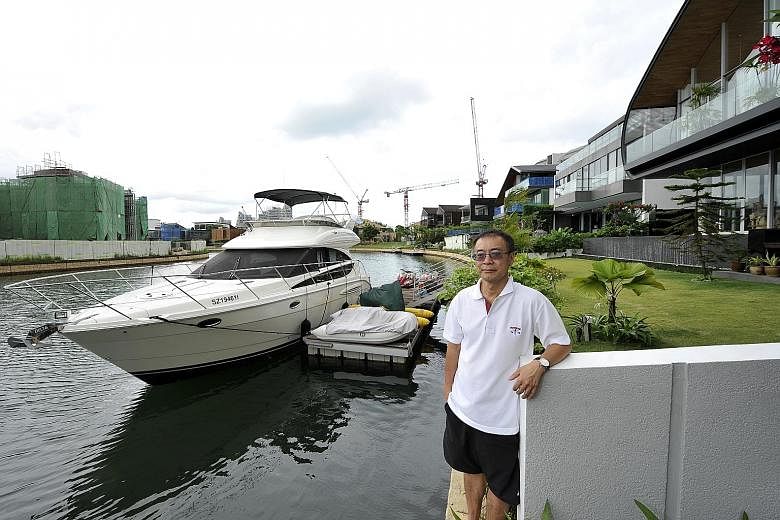 Dr Goh Seng Heng, seen here with his yacht, is embroiled in a legal battle with the company he started. There are at least two other legal actions relating to the PPP chain.
