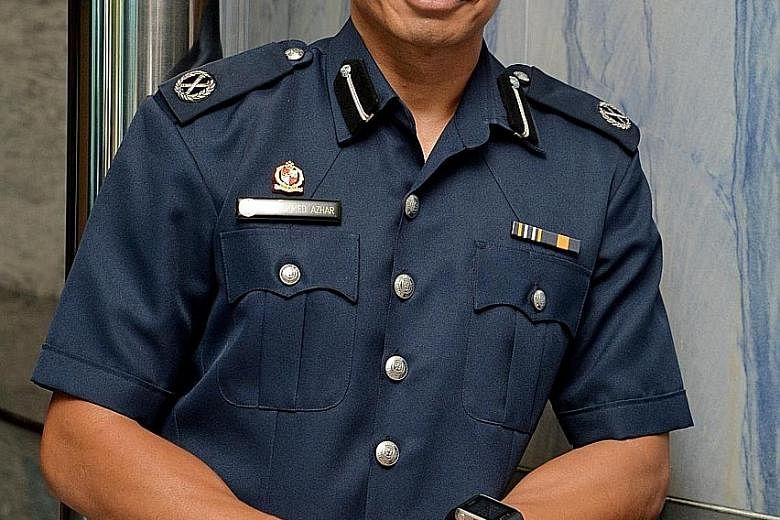 Mr Mohammed Azhar Yusof is Deputy Assistant Commissioner (NS) of Police, the highest rank attained by a Malay NSman in the police.