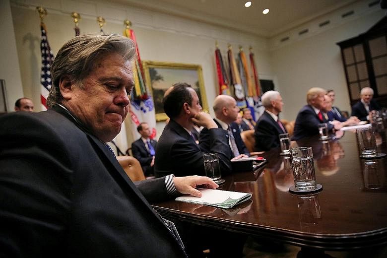 Mr Stephen Bannon's allies have begun discussing a post-White House future for him.