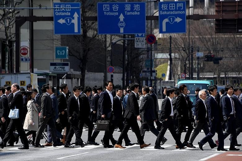 Japan's unemployment rate in February stood at a multi-year low of 2.8 per cent, and for every 100 job-seekers, there are 143 positions nationwide. However, economists have noted that many companies tend to plug their headcount with temporary workers