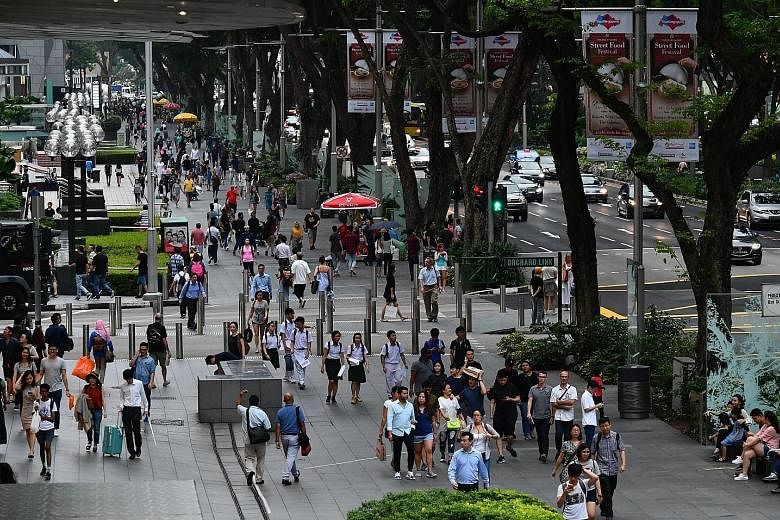 The Singapore Tourism Board has announced plans to spruce up Orchard Road to make it more friendly for pedestrians, including the possible reclaiming of the right most road lane to expand the sidewalk.