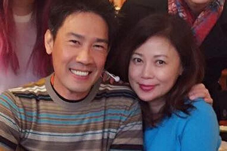 Actor Edmund Chen, seen here with his wife Xiang Yun, employed the woman to work for him part-time. He fired her in February, but she allegedly continued to pass herself off as his representative.