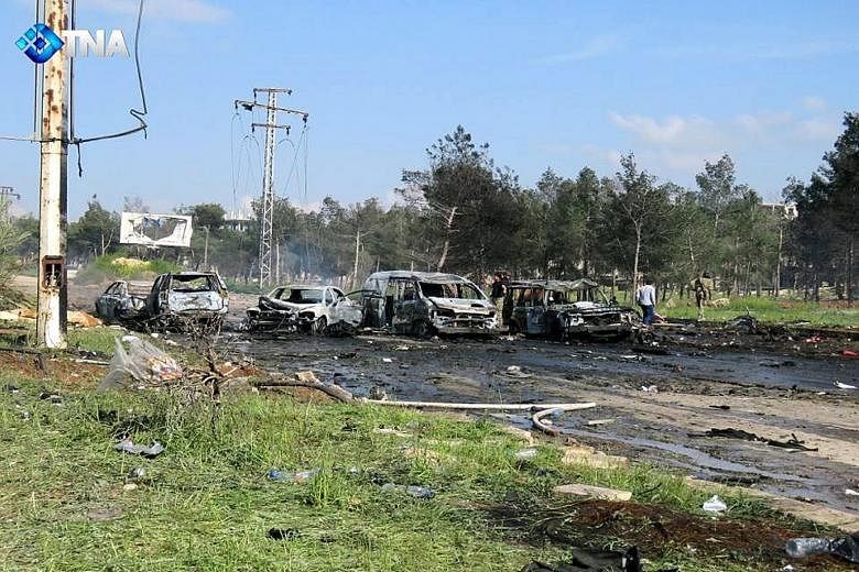 At least 126 people were killed after a pick-up truck blew up among vehicles carrying refugees from the Syrian towns of Fuaa and Kafraya on Saturday. No one has claimed responsibility for the attack.