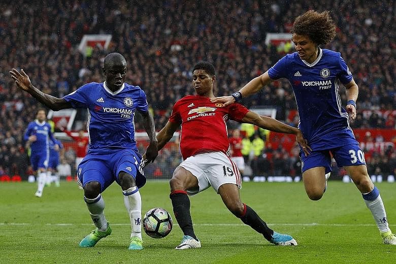 Manchester United forward Marcus Rashford tormenting the Chelsea backline as the Reds ran out worthy winners. With only six games left and a four-point lead, there's all to play for.