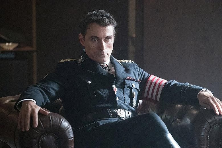 Rufus Sewell (above) in The Man In The High Castle as a senior Nazi leader investigating the Resistance in New York.