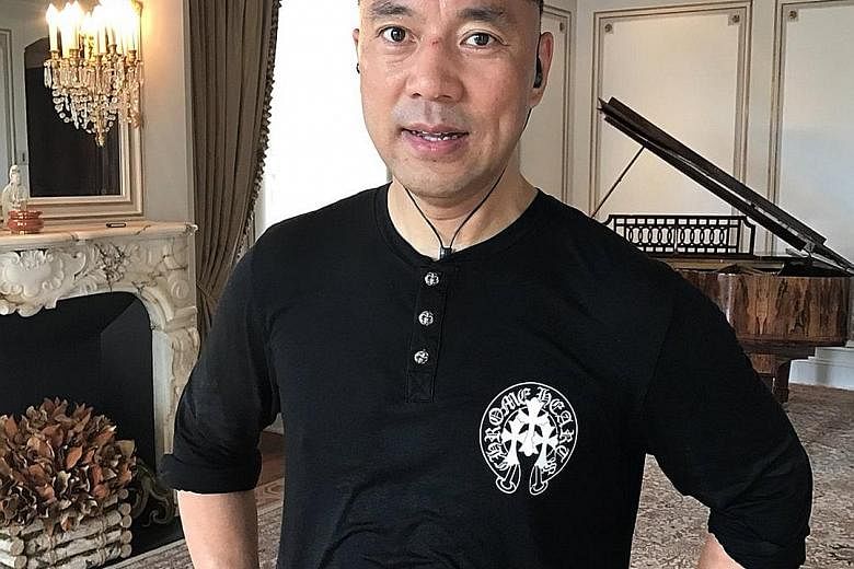 Guo Wengui claimed he was the target of a political witch hunt after he had threatened to expose "explosive information" about corruption at the top of Chinese politics.