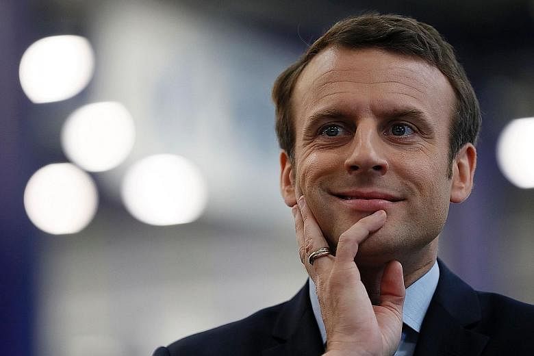 Mr Emmanuel Macron, 39, will be the youngest head of state in France since Napoleon if he wins next month.
