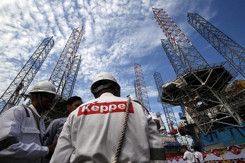 Keppel's group revenue slid 28.4 per cent to $1.25 billion, dragged down by the offshore and marine business, where turnover fell 41 per cent to $483 million. Operating profit came in at just $4 million due to lower volume of work.
