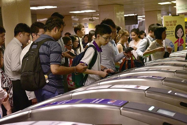 The MRT chalked up a 7.8 per cent rise to 3.1 million rides a day - the first time it has breached the three million mark. Buses posted a 1.2 per cent increase to 3.9 million rides a day. They are still the dominant form of public transport.