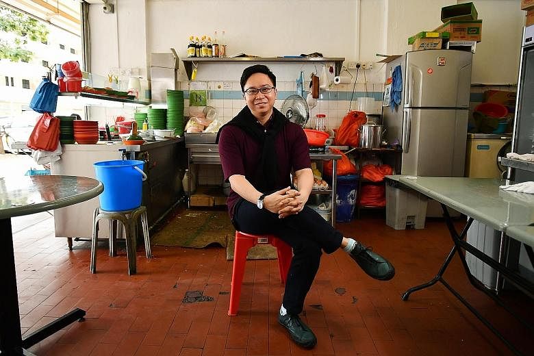 Seng Hong coffee shop in Bukit Merah, now known as Hollywood Bistro, is a pit stop for conductor Wong Kah Chun. His arts project with children, Project Infinitude, is based at the nearby Enabling Village. 