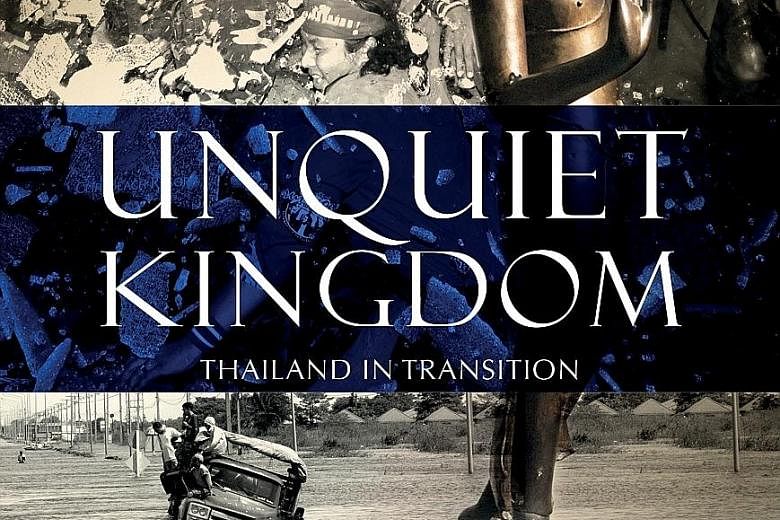 Unquiet Kingdom: Thailand In Transition is available at major bookstores and at stpressbooks.com. sg for $32, including GST. Thaksin supporters forming a sea of red at a Bangkok stadium in 2008. The class divide aspect of the political conflict began