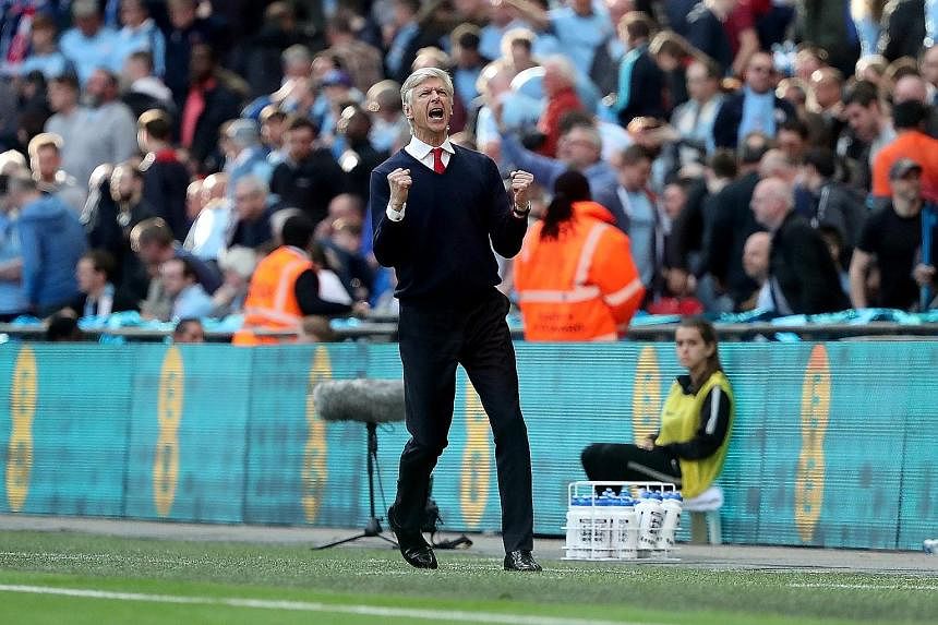 The rival managers' body language says it all during Arsenal's 2-1 victory against Manchester City in the FA Cup semi-final last Sunday. While several Gunners said the win showed their faith in the Frenchman, a disappointed Guardiola must regroup for