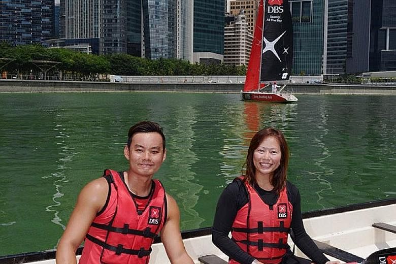 Ronald Ng and Jolynn Wong will captain the DBS Asia Dragons men's and women's teams at the DBS Marina Regatta in June.