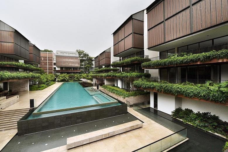 All 45 unsold units at the upmarket The Nassim condo were bought by United Overseas Bank chairman emeritus Wee Cho Yaw for $411.6 million in January. Developer CapitaLand avoided having to pay Qualifying Certificate penalties that would have hit $9.3