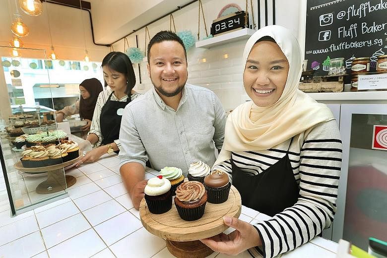 Fluff Bakery owners Syaira Suhimi and Ashraf Alami hope to introduce new "Malaysian- themed" cupcake flavours.