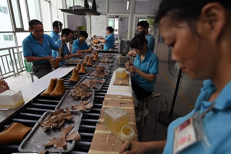A shoe factory in Guangdong, China, where about 100,000 pairs of Ivanka Trump shoes have been made over the years.