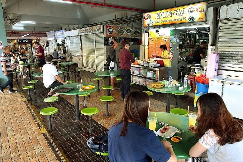 Some Beauty World hawkers said the food centre's management had told them that the centre was to continue operating and they were invited to return to resume business.