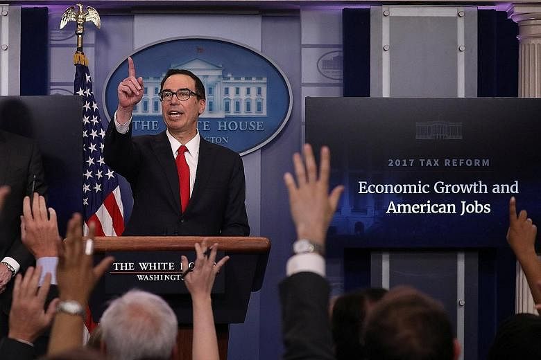 The plan has "a massive tax cut for businesses and massive tax reform and simplification", US Treasury Secretary Steven Mnuchin announced from the White House on Wednesday.