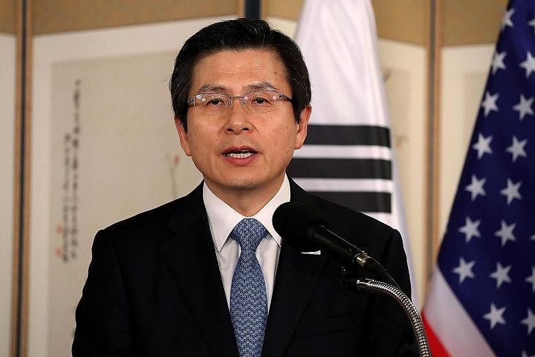 South Korean Acting President Hwang Kyo Ahn has been called a "traitor" by the North.