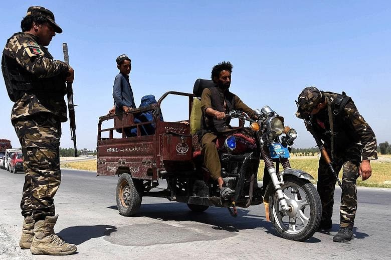 Security in Afghanistan has been intensified with the Taleban's spring offensive.