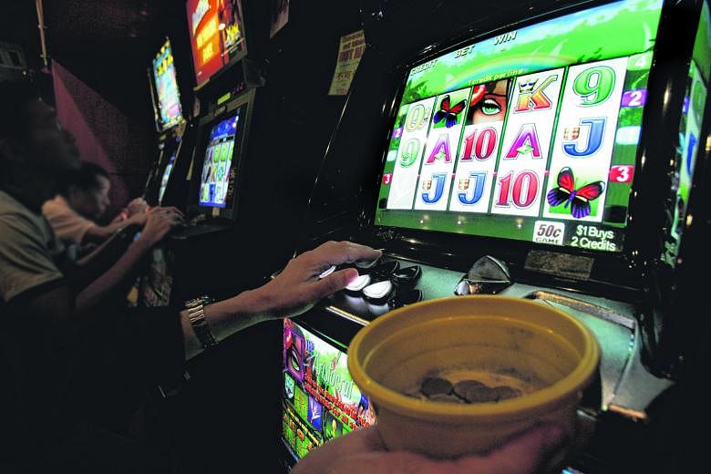 Retirees while their time away daily by gambling in highly accessible jackpot rooms, such as this one at Downtown East.