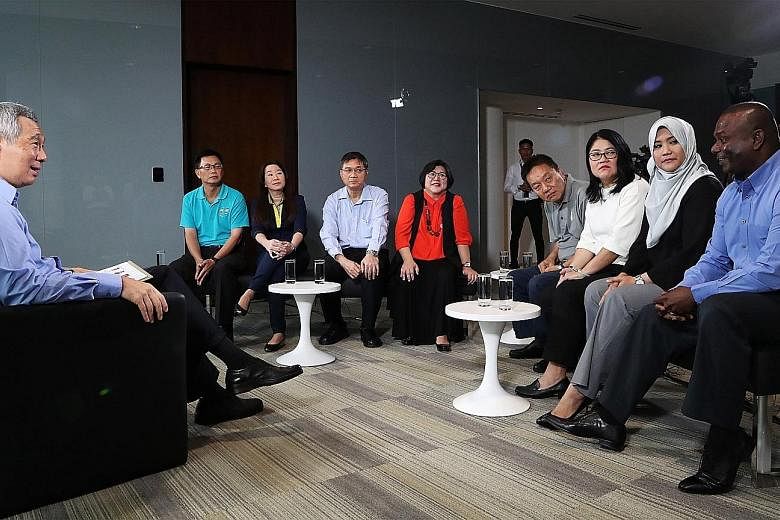 At a dialogue with Prime Minister Lee Hsien Loong on April 18, union leaders shared their worries and hopes concerning job prospects in their sectors.