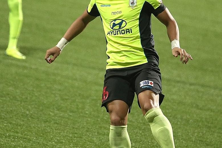 Hafiz Sujad, seen here in Tampines Rovers colours, is the only Singaporean playing in Thailand. He was devastated after second-tier side Big Bang Chula United abruptly announced their withdrawal from the league.