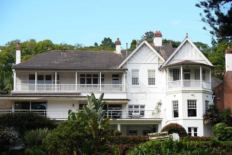 The iconic "Elaine", built in 1863, is part of an estate located on the waterfront of Sydney's Point Piper suburb.