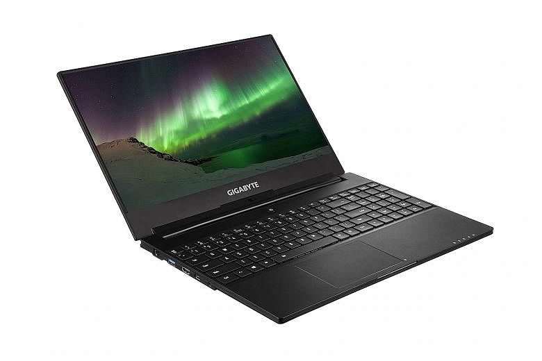 The Aero 15 is impressively slim for a 15-inch model, at just under 2cm thick.