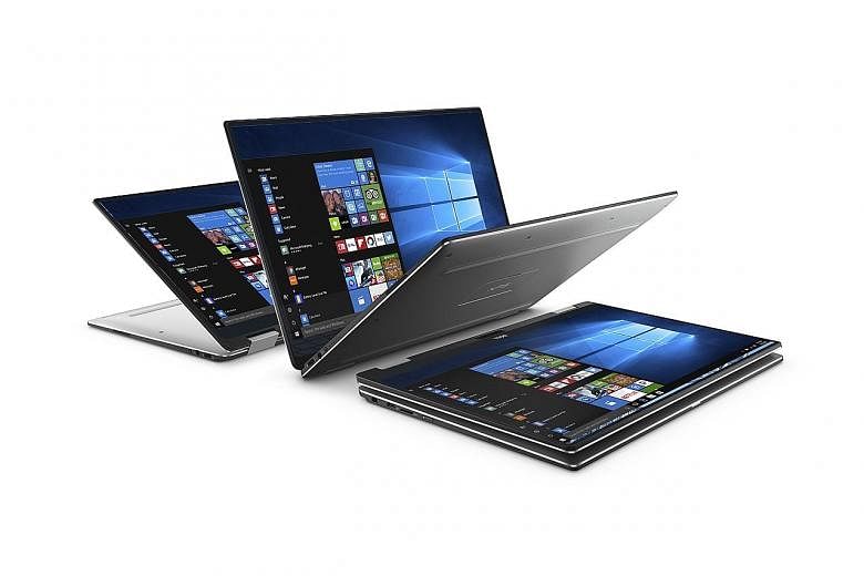 The Dell XPS 13 2-in-1 convertible's edge-to-edge touchscreen is stunning and looks as clear as the day even from the sides.