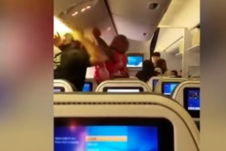 American Arrested After Brawling On Flight From Tokyo | The Straits Times