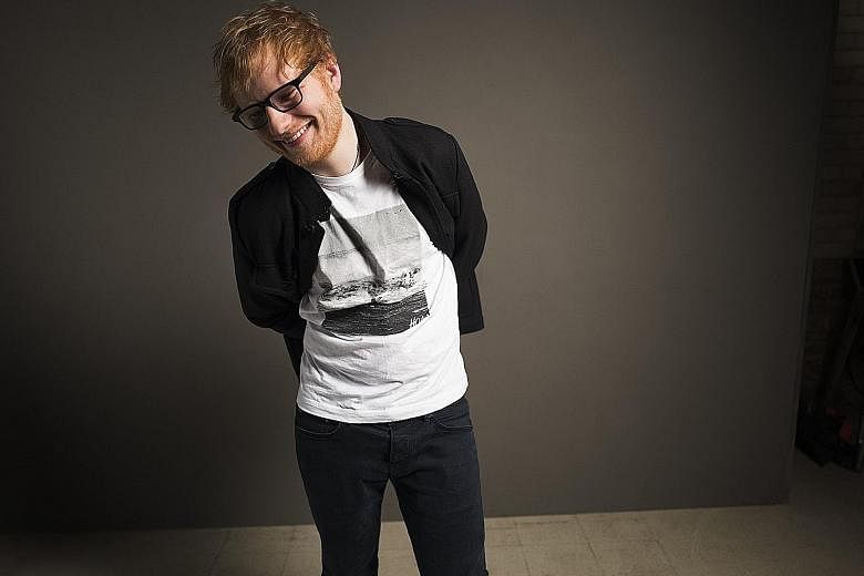 Award-winning British singer Ed Sheeran will perform at the Singapore Indoor Stadium on Nov 11.