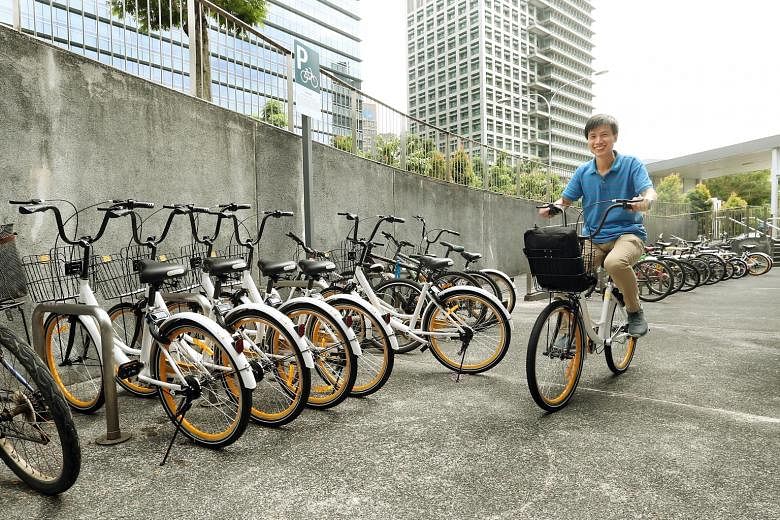 Bike-sharing company oBike has recently launched parking location indicators in its app to help users to find designated parking areas.