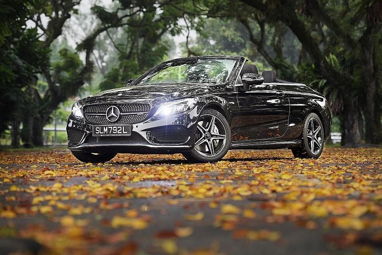 The Mercedes- AMG C43 Cabriolet is best enjoyed in Sport mode and with the top down.